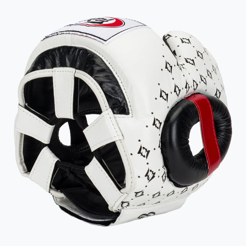 Fairtex Super Sparring boxing helmet white/black 6