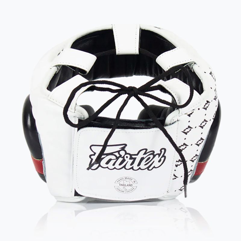 Fairtex Super Sparring boxing helmet white/black 2