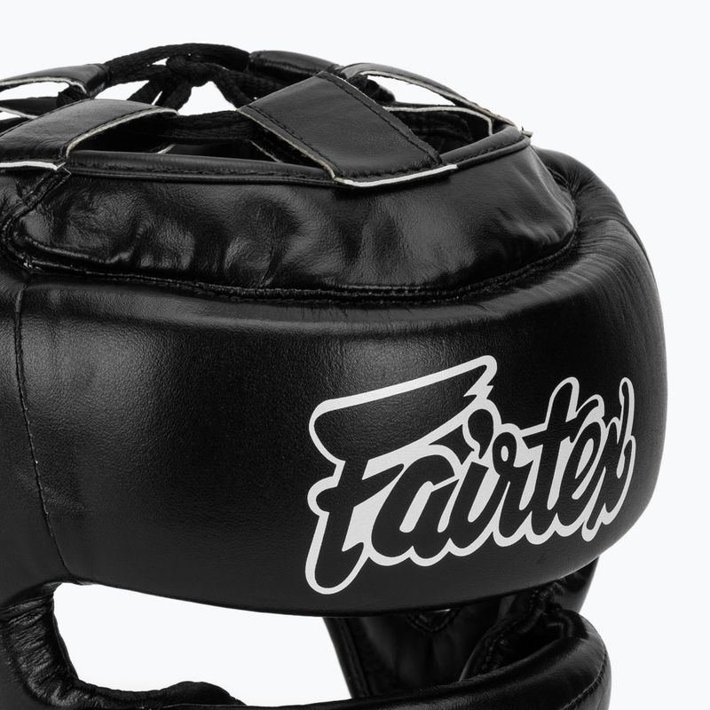 Fairtex Full Face Protector boxing helmet black 4