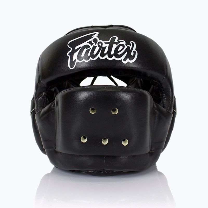 Fairtex Full Face Protector boxing helmet black