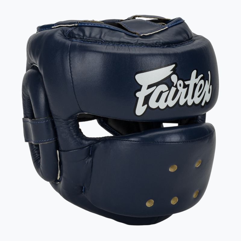 Fairtex Full Face Protector boxing helmet blue