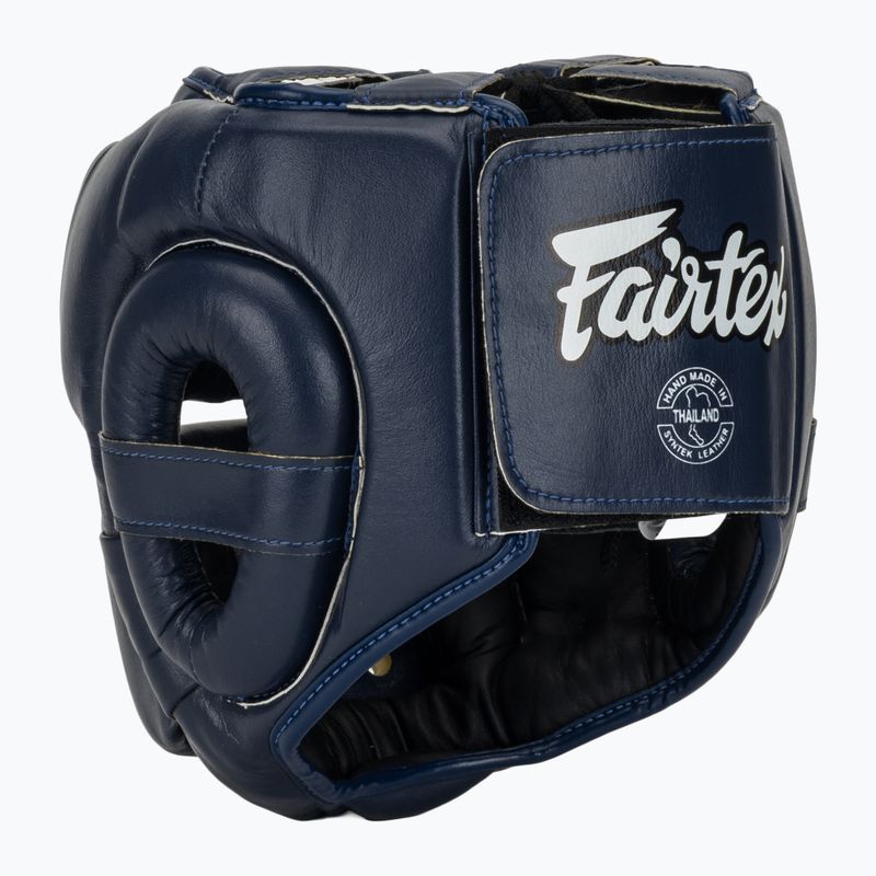 Fairtex Full Face Protector boxing helmet blue 3