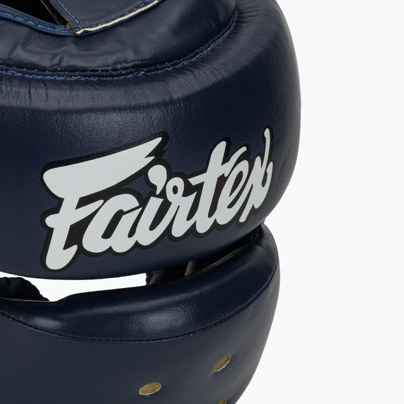 Fairtex Full Face Protector boxing helmet blue 4