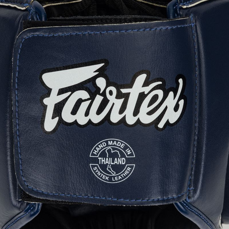 Fairtex Full Face Protector boxing helmet blue 5