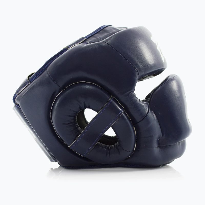 Fairtex Full Face Protector boxing helmet blue 4