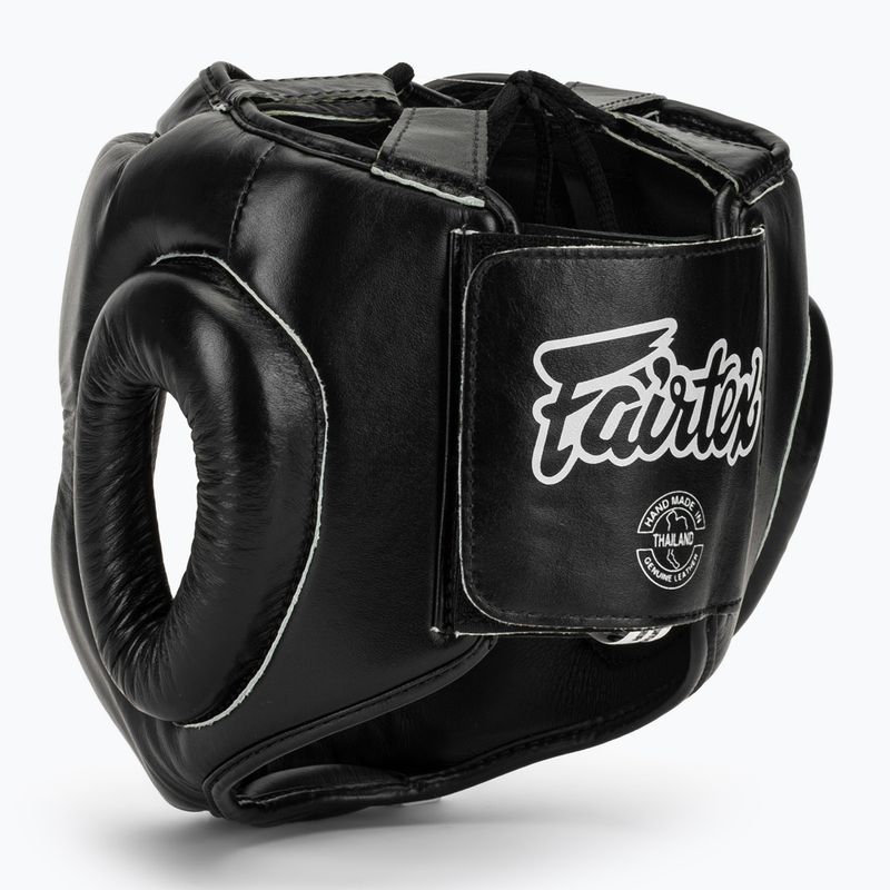 Fairtex Full Coverage Style black boxing helmet 3