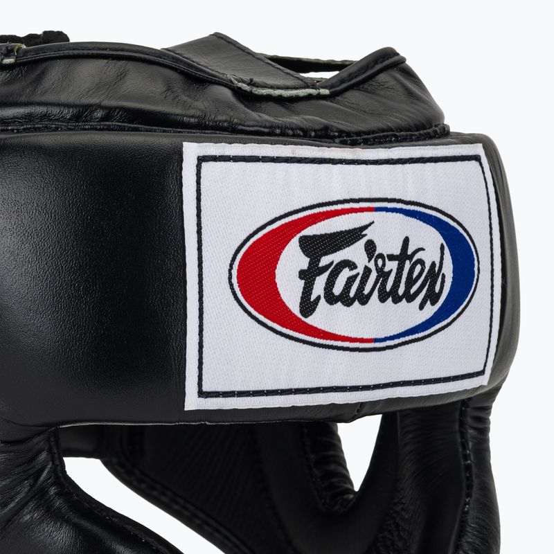 Fairtex Full Coverage Style black boxing helmet 4