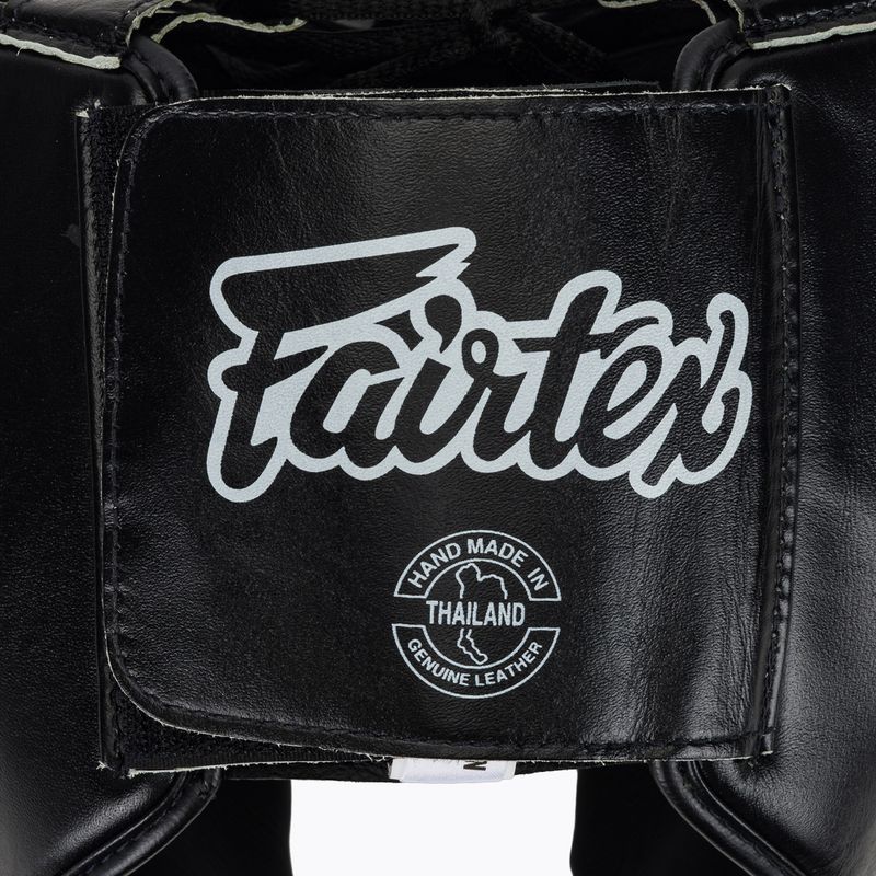 Fairtex Full Coverage Style black boxing helmet 5