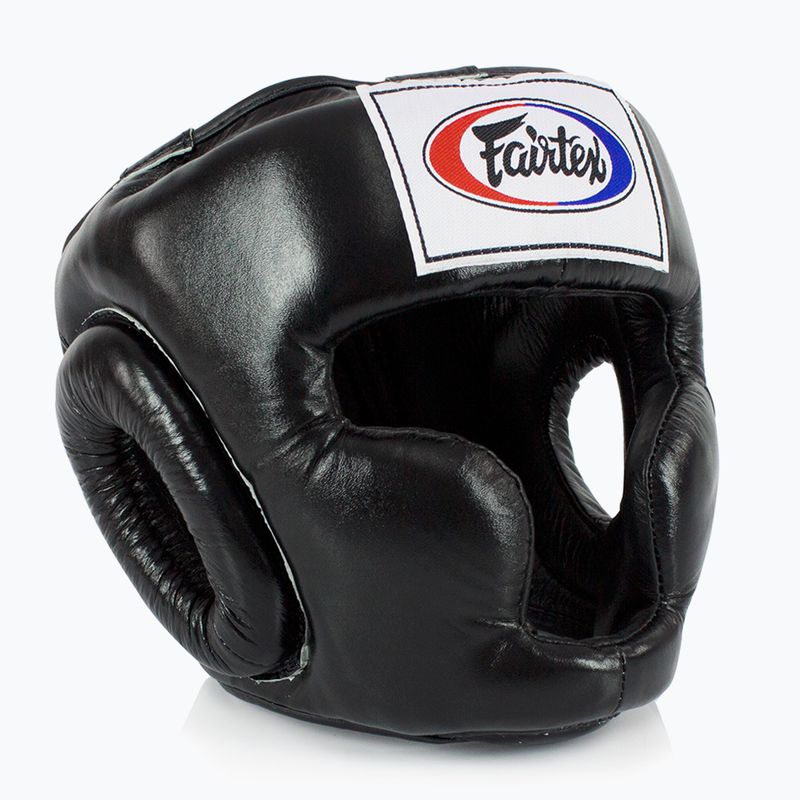 Fairtex Full Coverage Style black boxing helmet 2