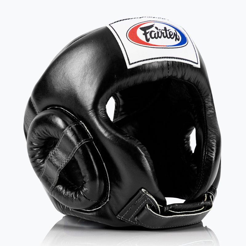Fairtex Muay Thai Competition black boxing helmet 2