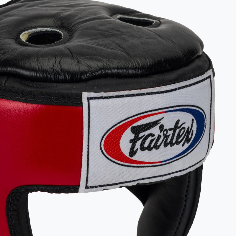 Fairtex Muay Thai & Kickboxing Competition helmet red 4
