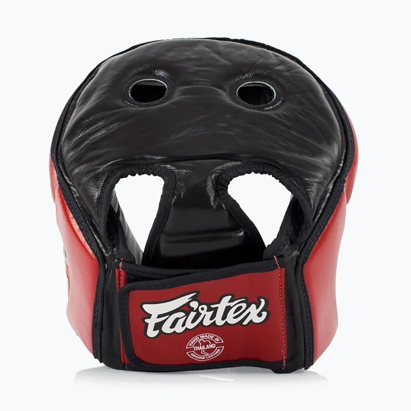 Fairtex Muay Thai & Kickboxing Competition helmet red 3