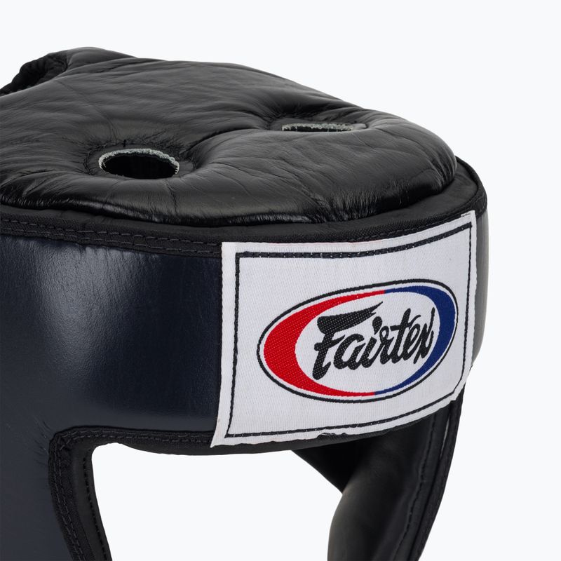 Fairtex Muay Thai & Kickboxing Competition helmet blue 4