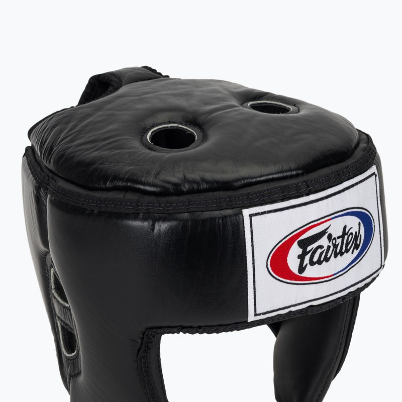 Fairtex Muay Thai & Kickboxing Competition protective helmet black 4