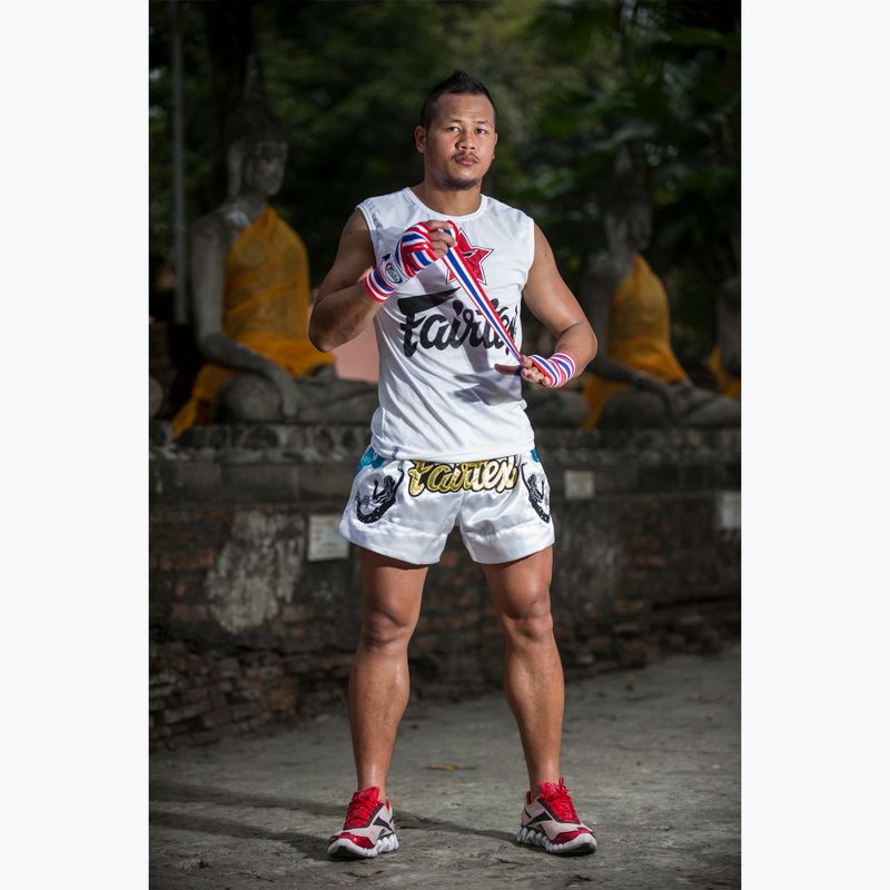 Fairtex Handwraps 455 cm red/white/blue boxing bandages 2