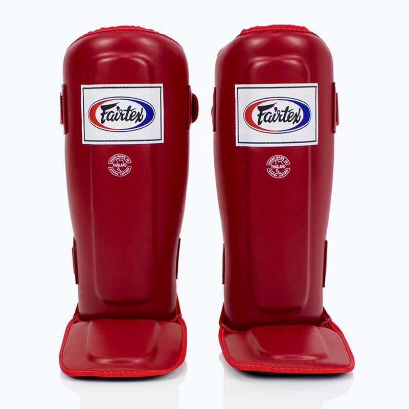 Fairtex In-Step Double Padded Tibia Protectors red