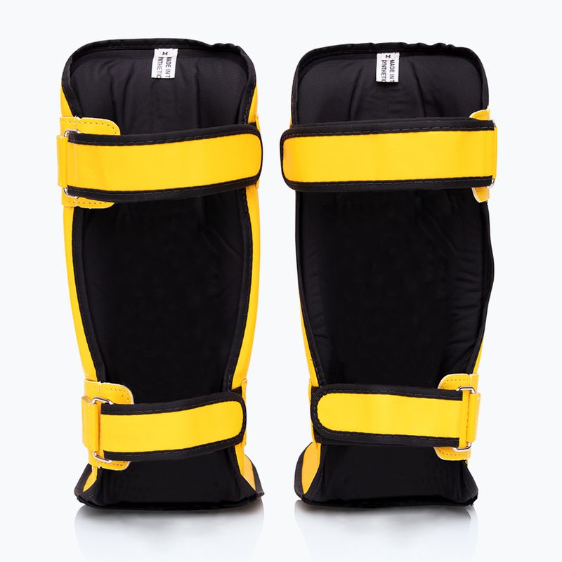 Fairtex In-Step Double Padded Tibia Protectors yellow 2