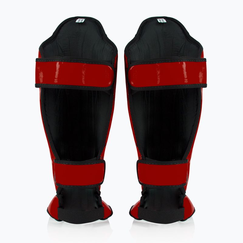 Fairtex Competition Shin Pads red 2
