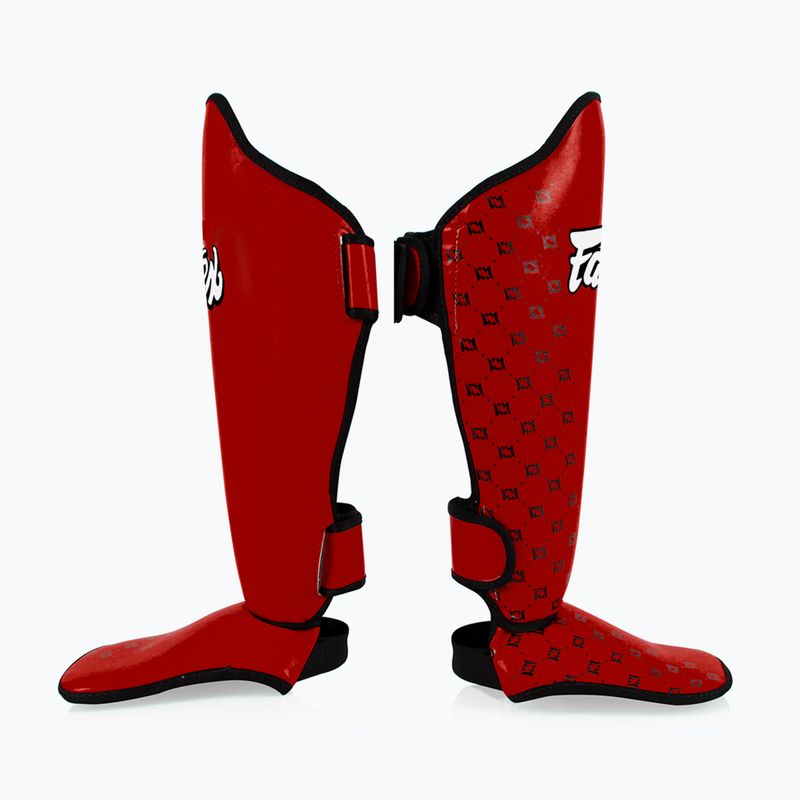 Fairtex Competition Shin Pads red 3