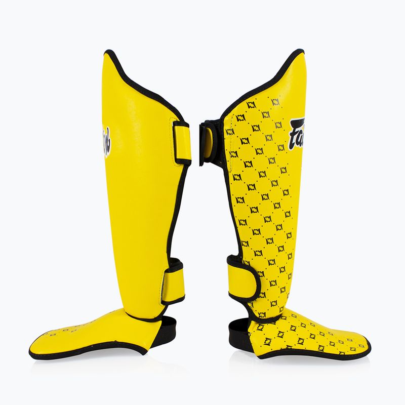Fairtex Competition Shin Pads yellow 3