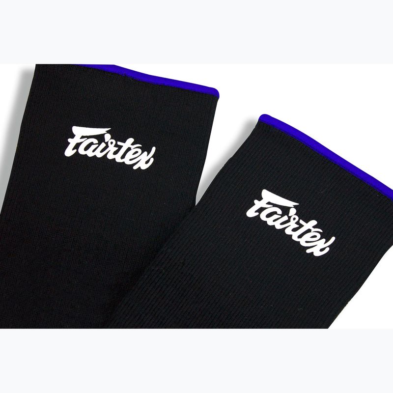 Fairtex Ankle Support ankle protectors black/blue 2