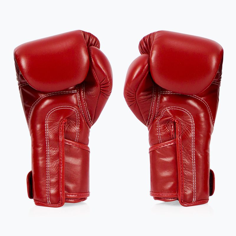 Fairtex Stylish Angular Sparring - Locked Thumb red Boxing Gloves 2