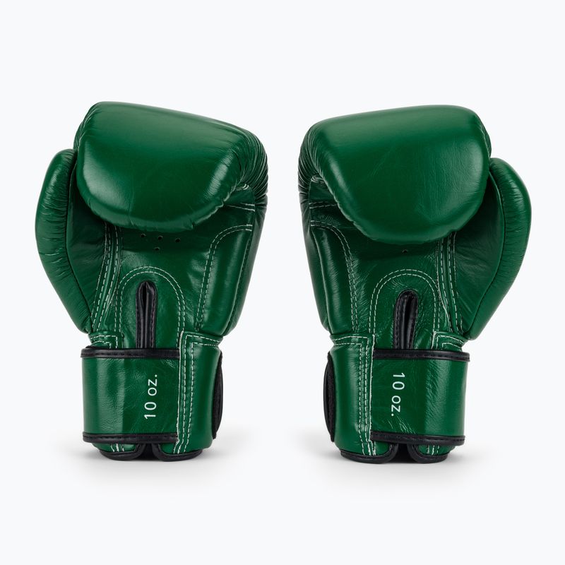Fairtex Real Leather Boxing Gloves green 3