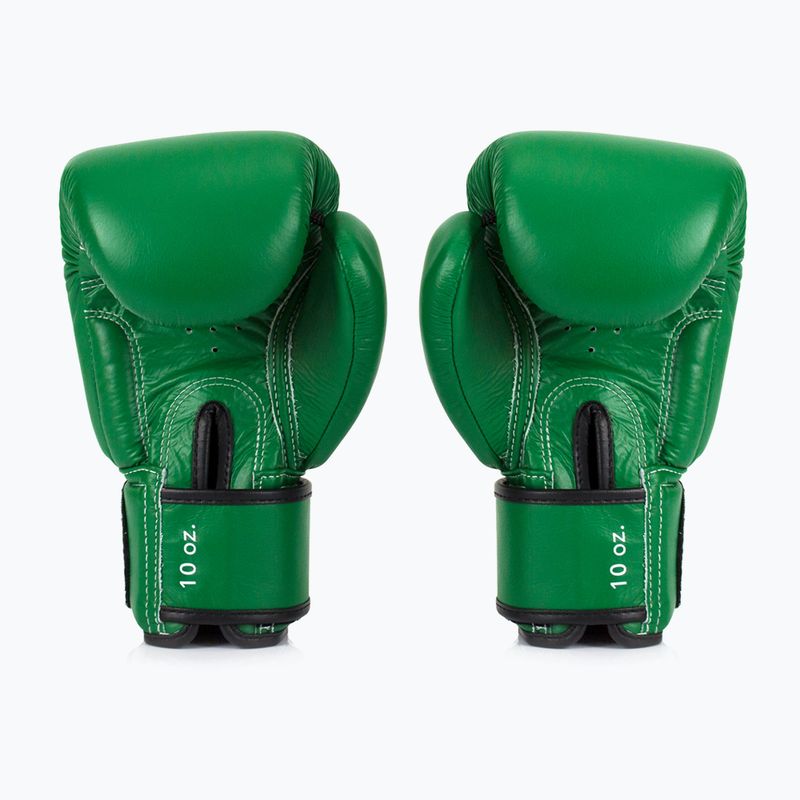 Fairtex Real Leather Boxing Gloves green 2