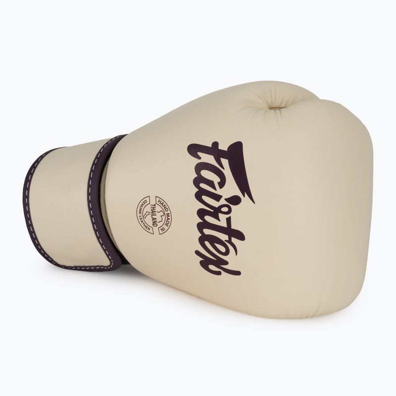 Fairtex Real Leather Boxing Gloves khaki 5