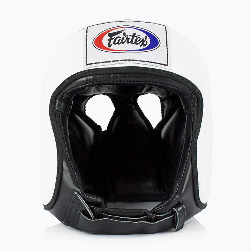 Fairtex Muay Thai & Kickboxing Competition white boxing helmet 2
