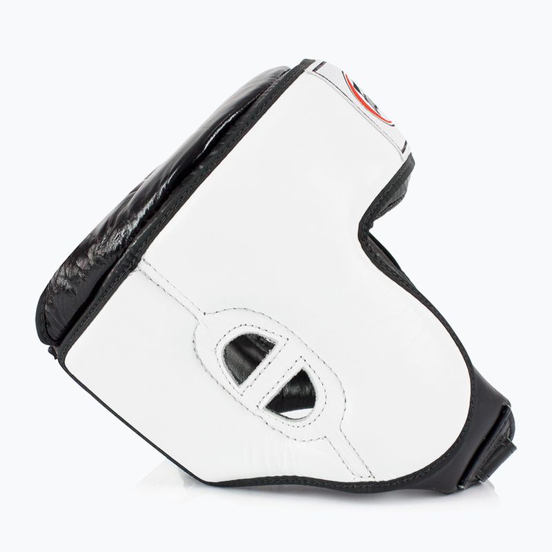 Fairtex Muay Thai & Kickboxing Competition white boxing helmet 3