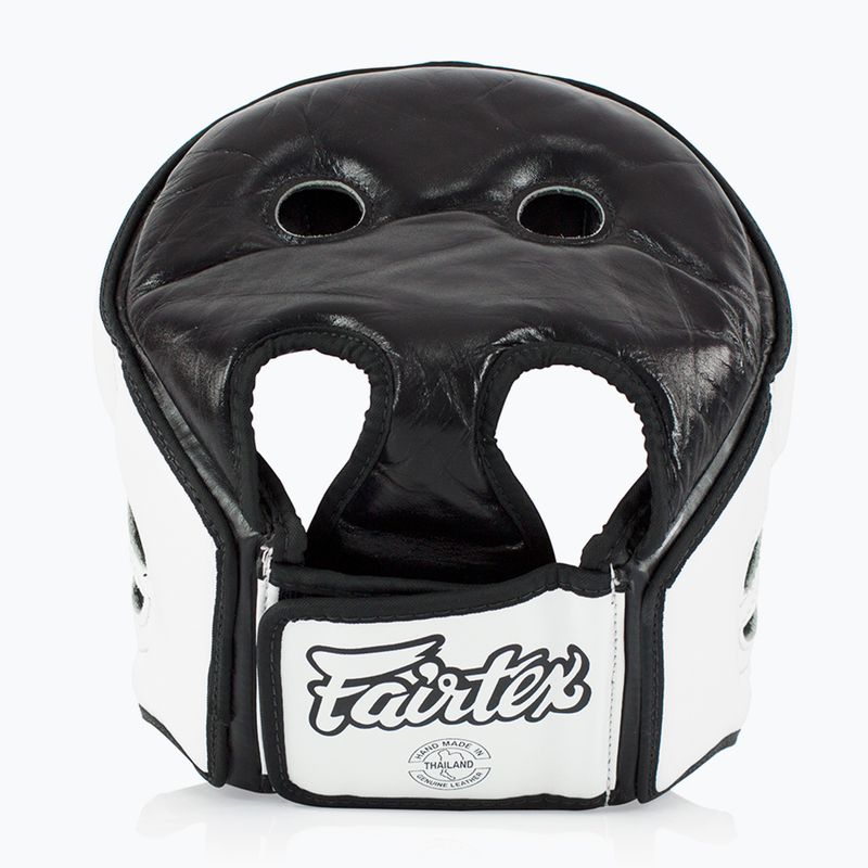 Fairtex Muay Thai & Kickboxing Competition white boxing helmet 4