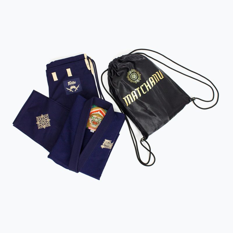 GI for Brazilian jiu-jitsu Fairtex 'Matchanu' navy blue 4