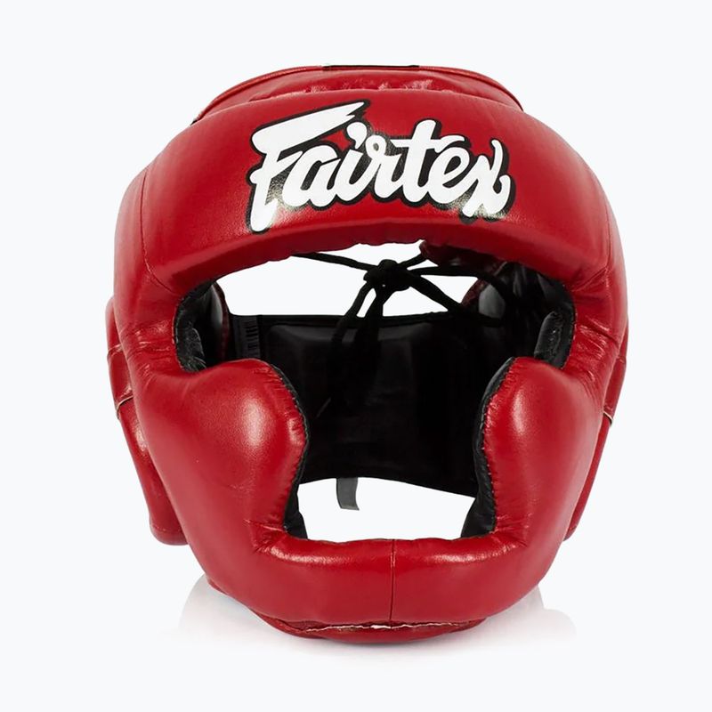 Fairtex Headguard for Kids boxing helmet red 2