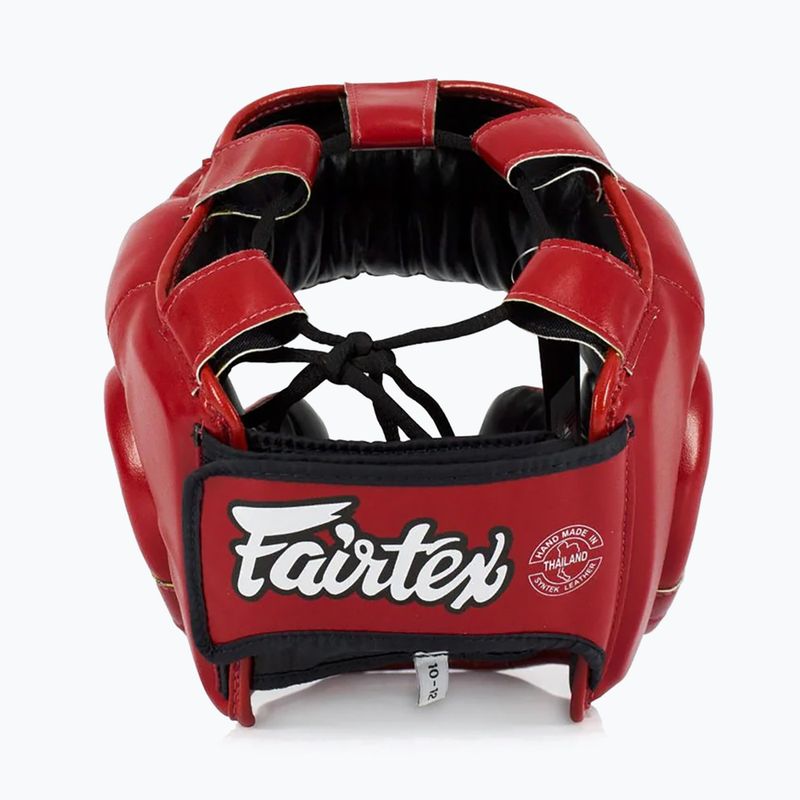 Fairtex Headguard for Kids boxing helmet red 3