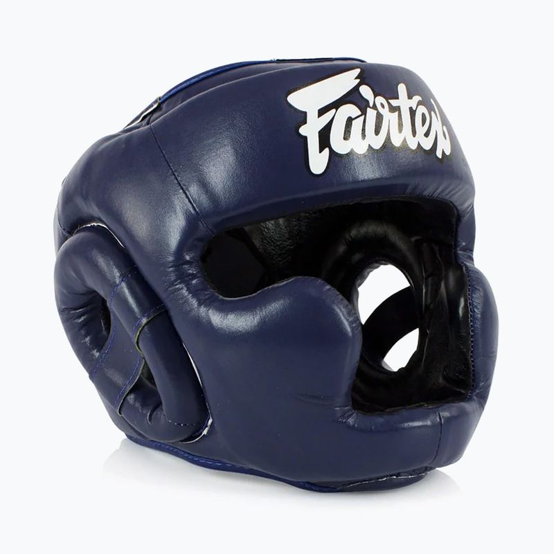 Fairtex Headguard for Kids boxing helmet blue