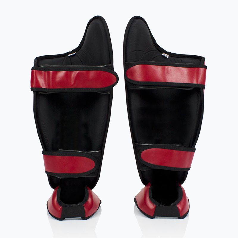 Fairtex Ultimate Shin Pads red 2
