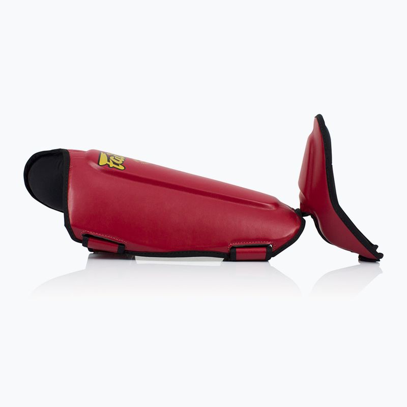 Fairtex Ultimate Shin Pads red 4