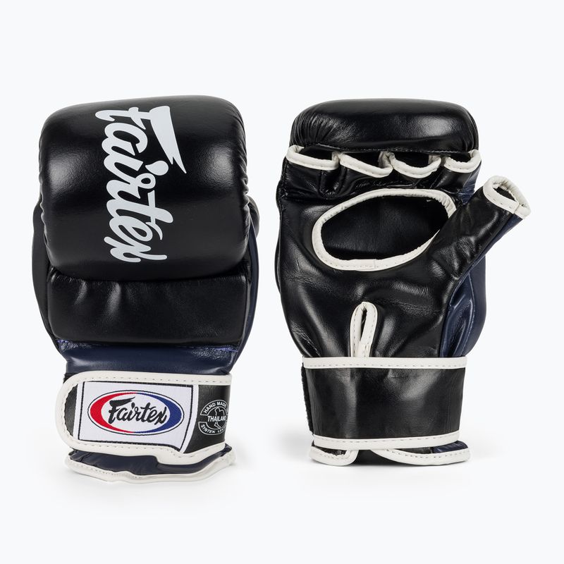 Fairtex Super Sparring Grappling Gloves black/blue