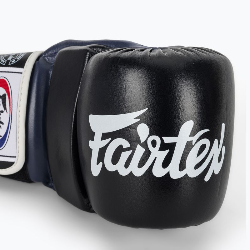 Fairtex Super Sparring Grappling Gloves black/blue 5