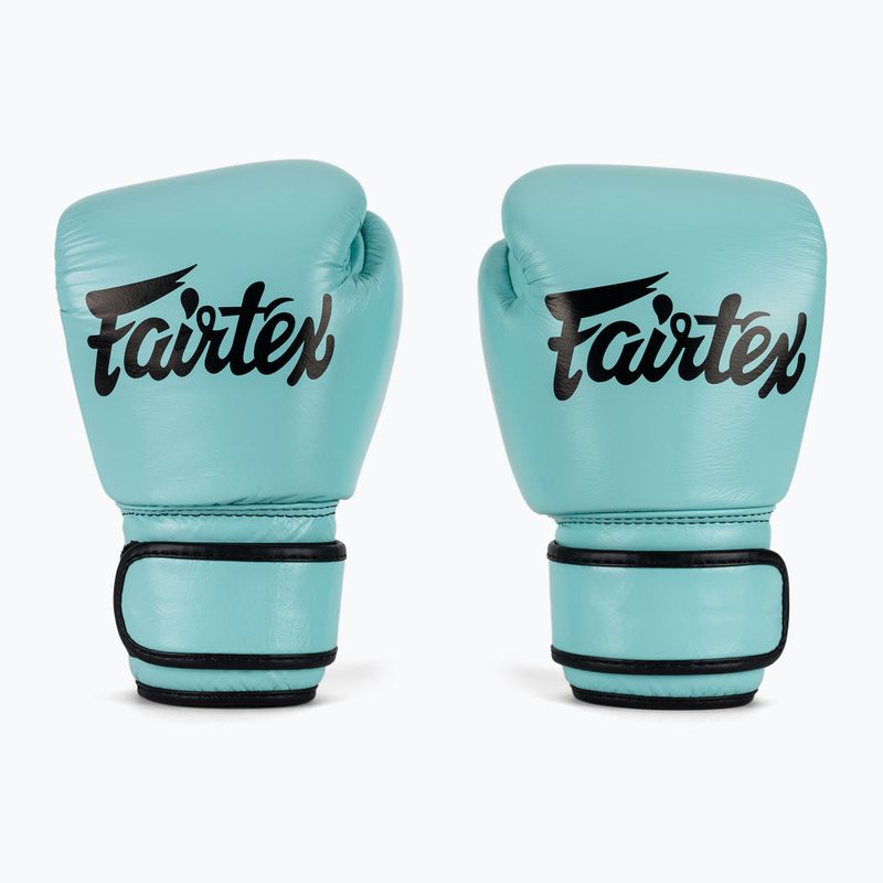 Fairtex Genuine Leather Boxing Gloves blue 2