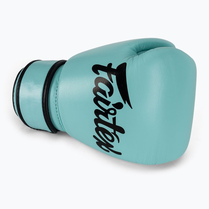 Fairtex Genuine Leather Boxing Gloves blue 5