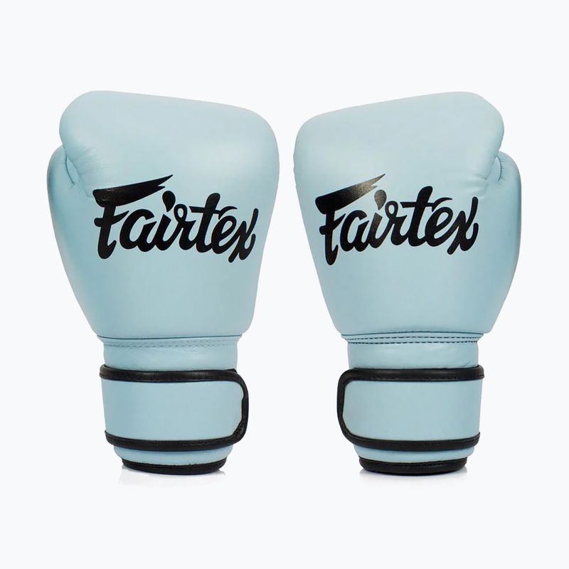 Fairtex Genuine Leather Boxing Gloves blue