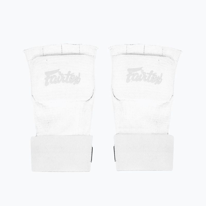 Fairtex Quick Wraps inner boxing gloves white