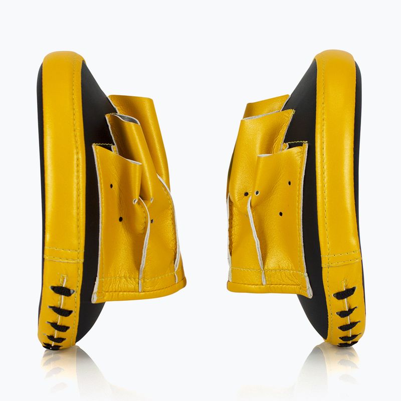 Fairtex Speed & Accuracy Focus Mitts black/golden training paws 3