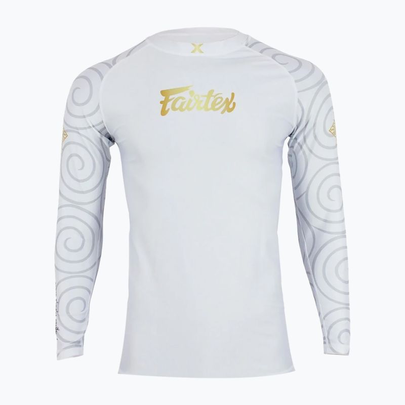 Fairtex Hanuman Pro men's longsleeve rashguard white