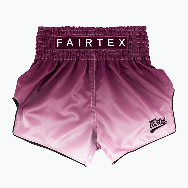 Fairtex Muay Thai Training Shorts BS1904 'Fade' maroon
