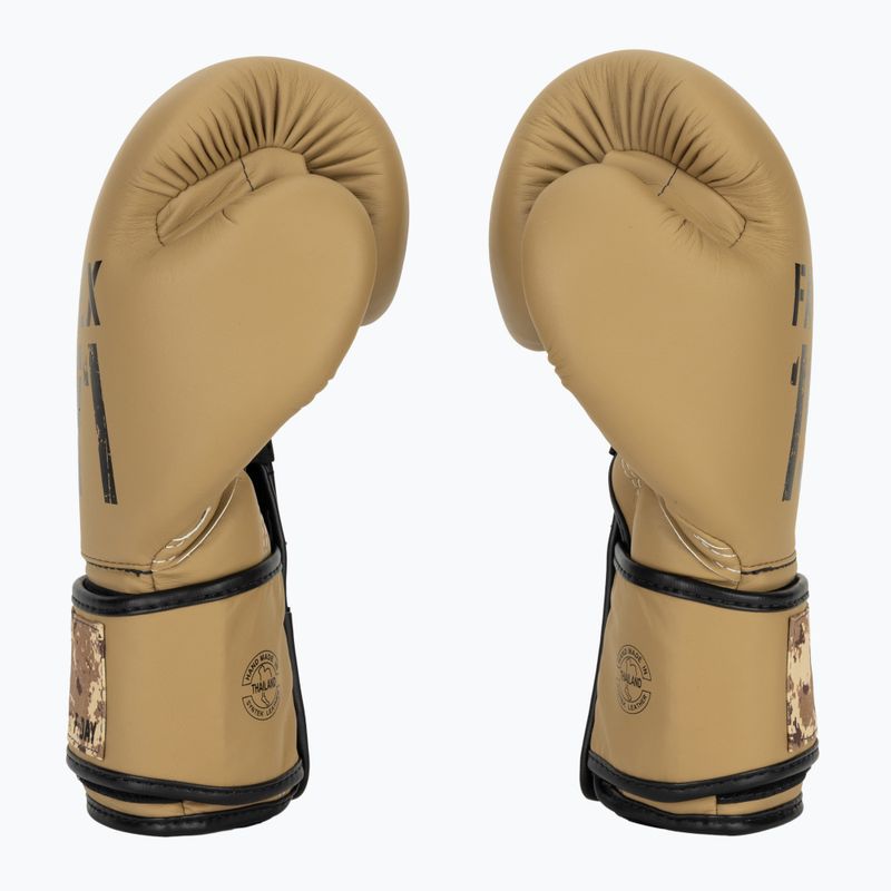 Fairtex F-DAY 2 Limited Edition khaki boxing gloves 4