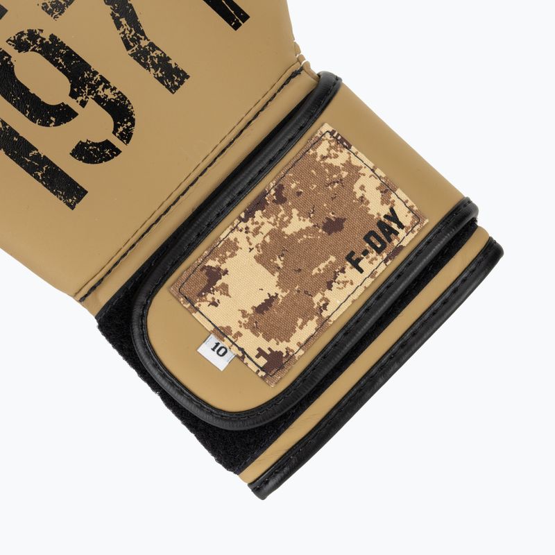 Fairtex F-DAY 2 Limited Edition khaki boxing gloves 6