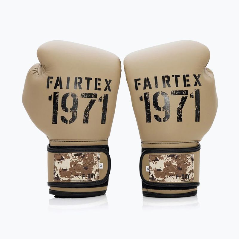 Fairtex F-DAY 2 Limited Edition khaki boxing gloves